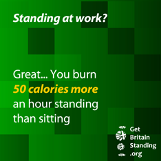 standing at work